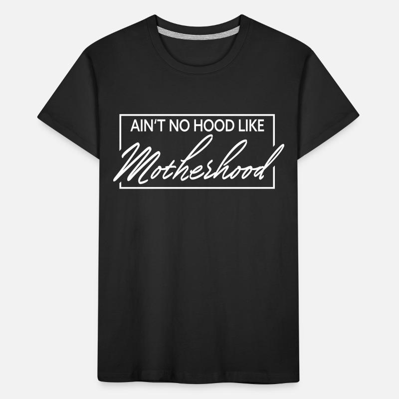 Il n’y a pas de capuche comme la maternité T-shirt bio Premium Enfant