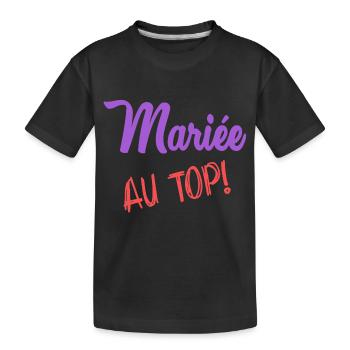 MARIEE - T-shirt bio Premium Enfant - noir - Devant