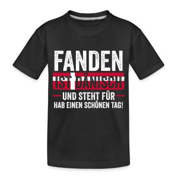 Danois Danemark - T-shirt bio Premium Enfant - noir - Devant