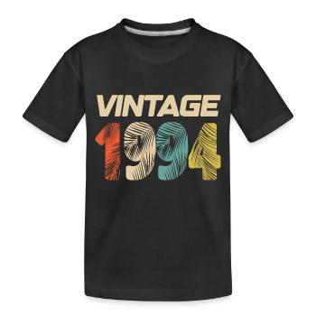 Jahrgang 1994 Retro - Bestseller - Kinder Premium Bio T-Shirt - Schwarz - Vorne