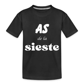 Ace of the nap - Kids' Premium Organic T-Shirt - black - Front