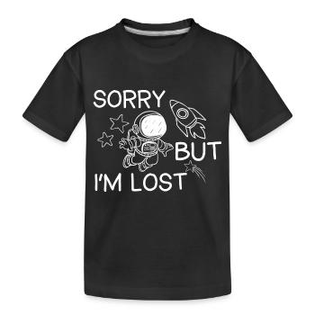 sorry - Kinder Premium Bio T-Shirt - Schwarz - Vorne