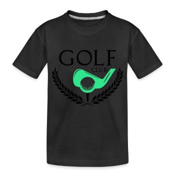 Club de golf 2 - T-shirt bio Premium Enfant - noir - Devant