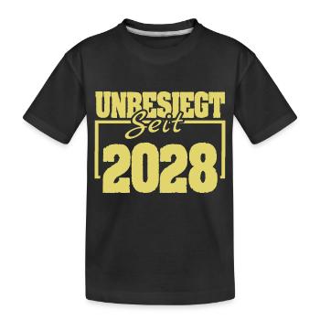 2028 - T-shirt bio Premium Enfant - noir - Devant