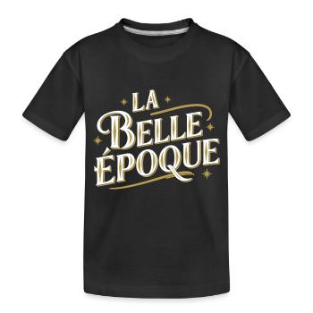 La belle époque - T-shirt bio Premium Enfant - noir - Devant