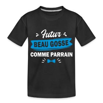futur beau gosse / / t-shirt bébé / body bébé - T-shirt bio Premium Enfant - noir - Devant