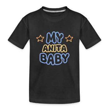 Anita comme prénom - T-shirt bio Premium Enfant - noir - Devant