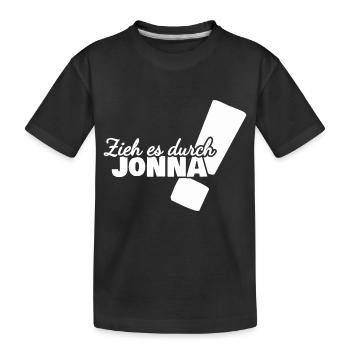 Geschenk für Jonna - Kinder Premium Bio T-Shirt - Schwarz - Vorne