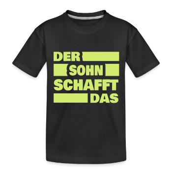Fils - T-shirt bio Premium Enfant - noir - Devant