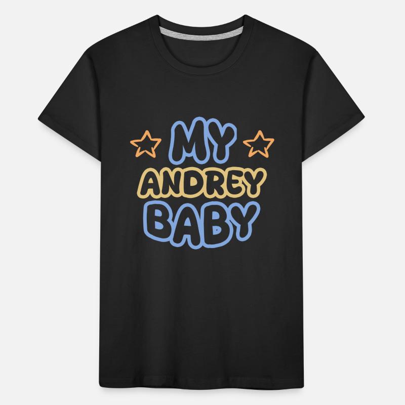 Andrey as a first name Kids' Premium Organic T-Shirt