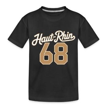 Haut-Rhin 68 - T-shirt bio Premium Enfant - noir - Devant