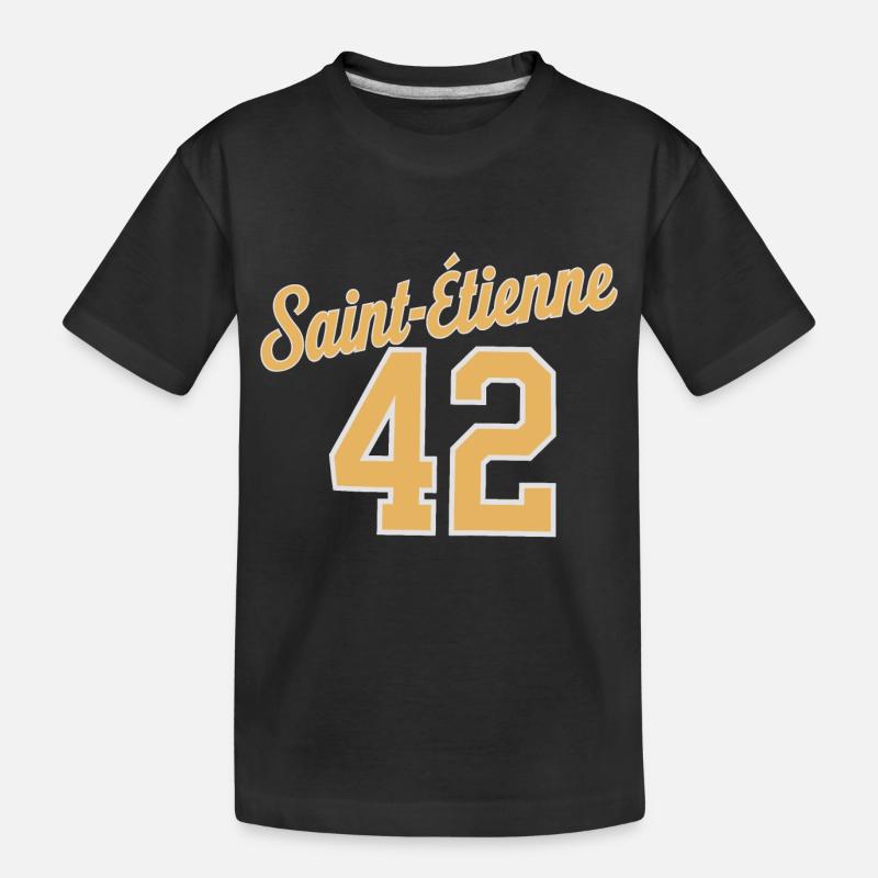 Saint-etienne 42 - T-shirt bio Premium Enfant - noir