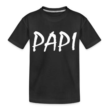 Papi - T-shirt bio Premium Enfant - noir - Devant