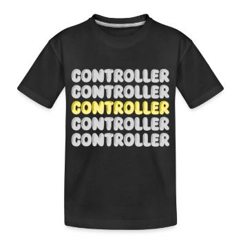 Contrôleur de travail - T-shirt bio Premium Enfant - noir - Devant