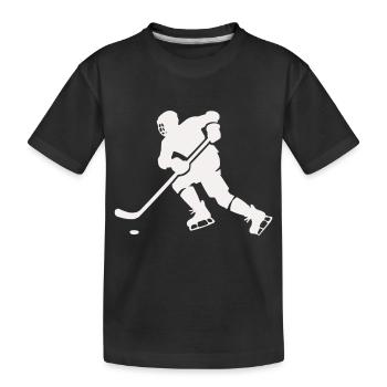 hockey - T-shirt bio Premium Enfant - noir - Devant