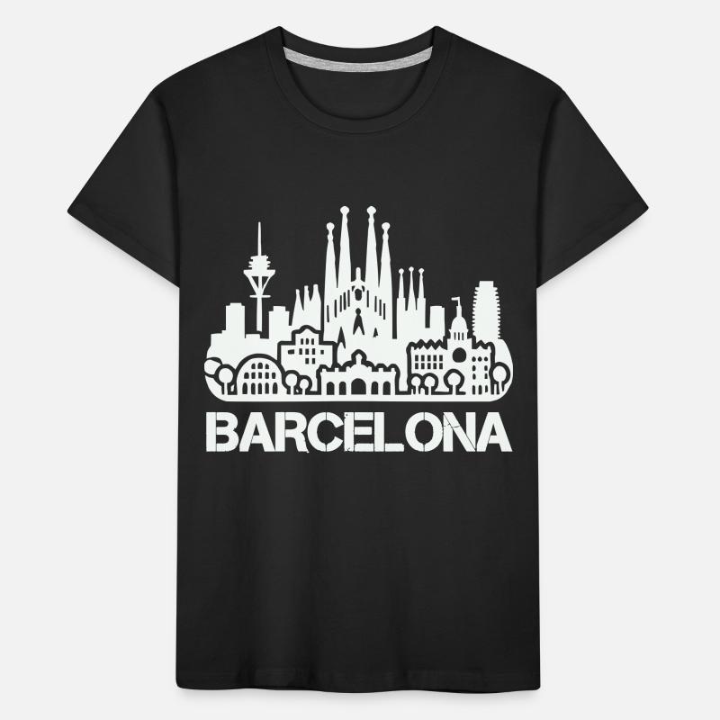 Horizon de Barcelone T-shirt bio Premium Enfant