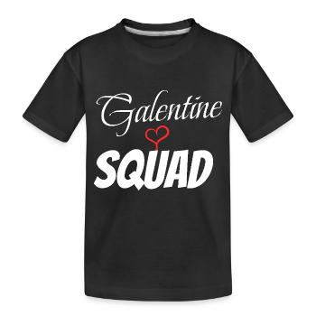 Galentine squad - T-shirt bio Premium Enfant - noir - Devant