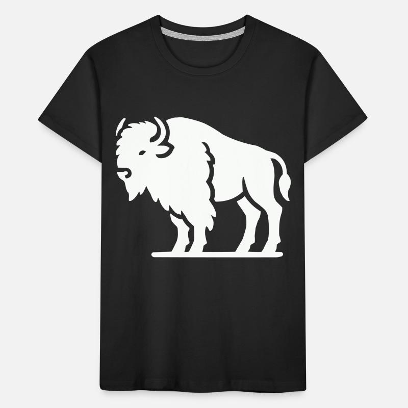 Bison Animal T-shirt bio Premium Enfant
