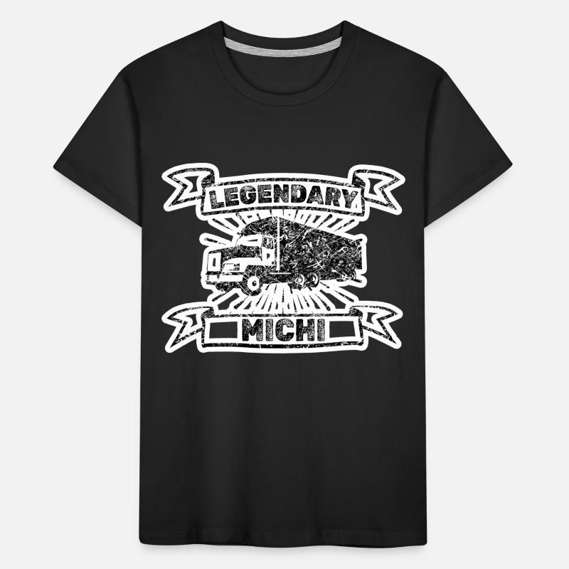 First name Michi Kids' Premium Organic T-Shirt