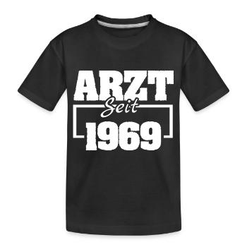 Occupational physician 1969 - Kids' Premium Organic T-Shirt - black - Front