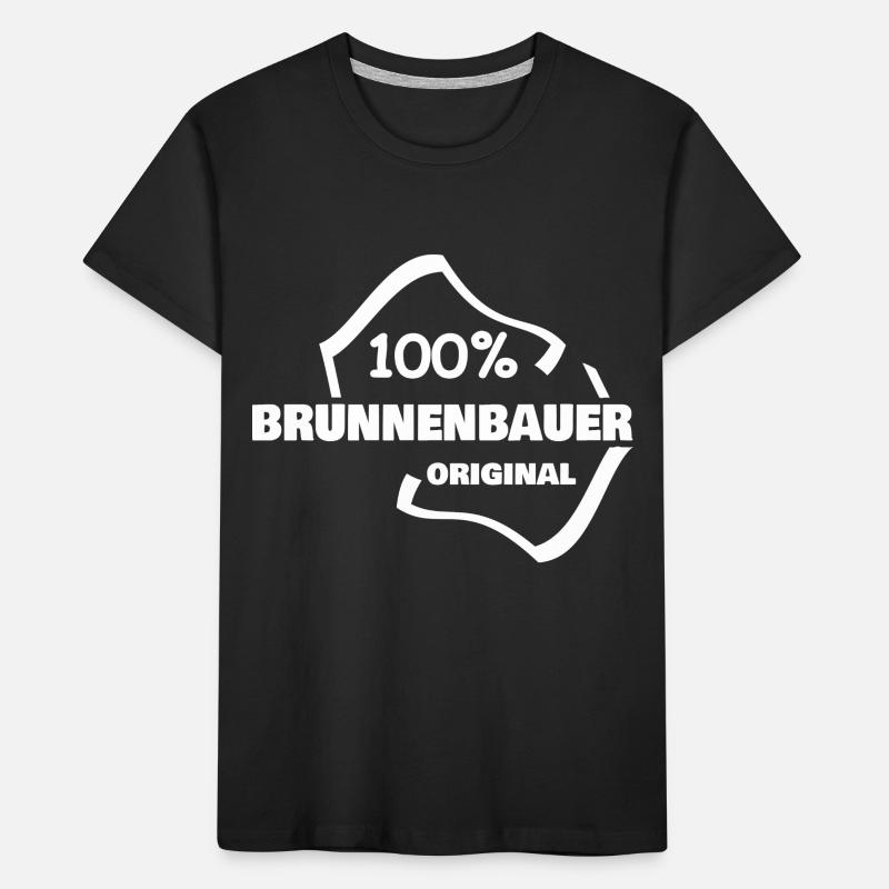 Profession Constructeur de puits T-shirt bio Premium Enfant