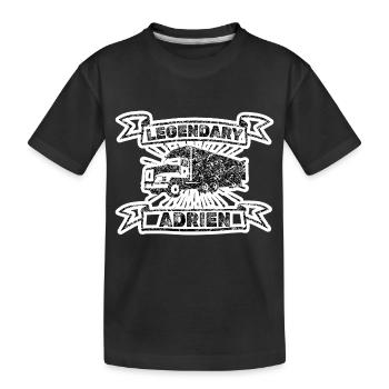 Geschenk für Adrien - Kinder Premium Bio T-Shirt - Schwarz - Vorne