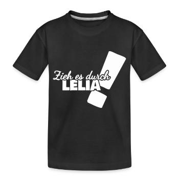 Lélia - T-shirt bio Premium Enfant - noir - Devant