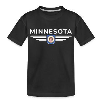 Minnesota Fan T-Shirt – Parfait pour les fans ! - T-shirt bio Premium Enfant - noir - Devant