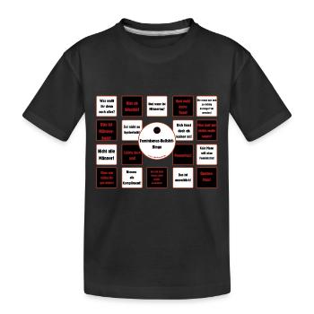 Feminismus-Bullshit-Bingo - Kinder Premium Bio T-Shirt - Schwarz - Vorne
