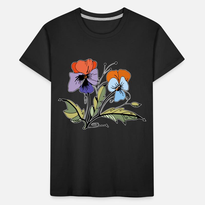 Fleur T-shirt bio Premium Enfant