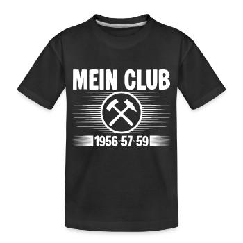 Erzgebirge Club - Kinder Premium Bio T-Shirt - Schwarz - Vorne