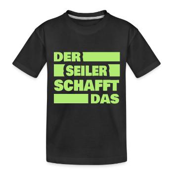Cordonnier - T-shirt bio Premium Enfant - noir - Devant