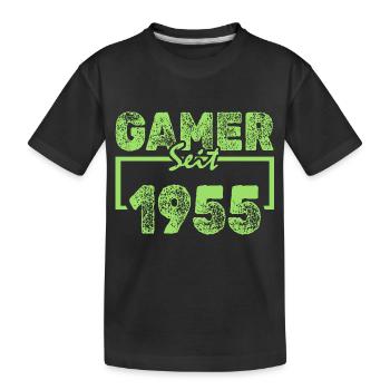 1955 - T-shirt bio Premium Enfant - noir - Devant