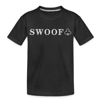 Please upload design - Kids' Premium Organic T-Shirt - black - Front