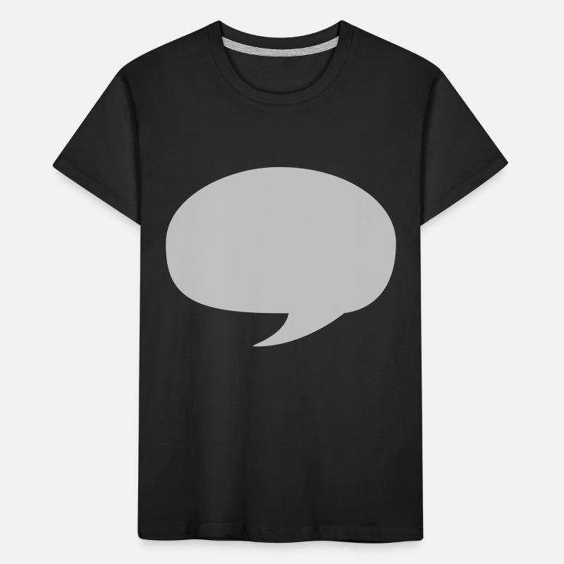 Speech bubble Kids' Premium Organic T-Shirt