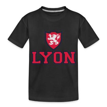 Lyon - T-shirt bio Premium Enfant - noir - Devant
