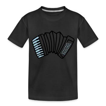 accordeon - T-shirt bio Premium Enfant - noir - Devant