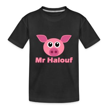 Mr Halouf - T-shirt bio Premium Enfant - noir - Devant