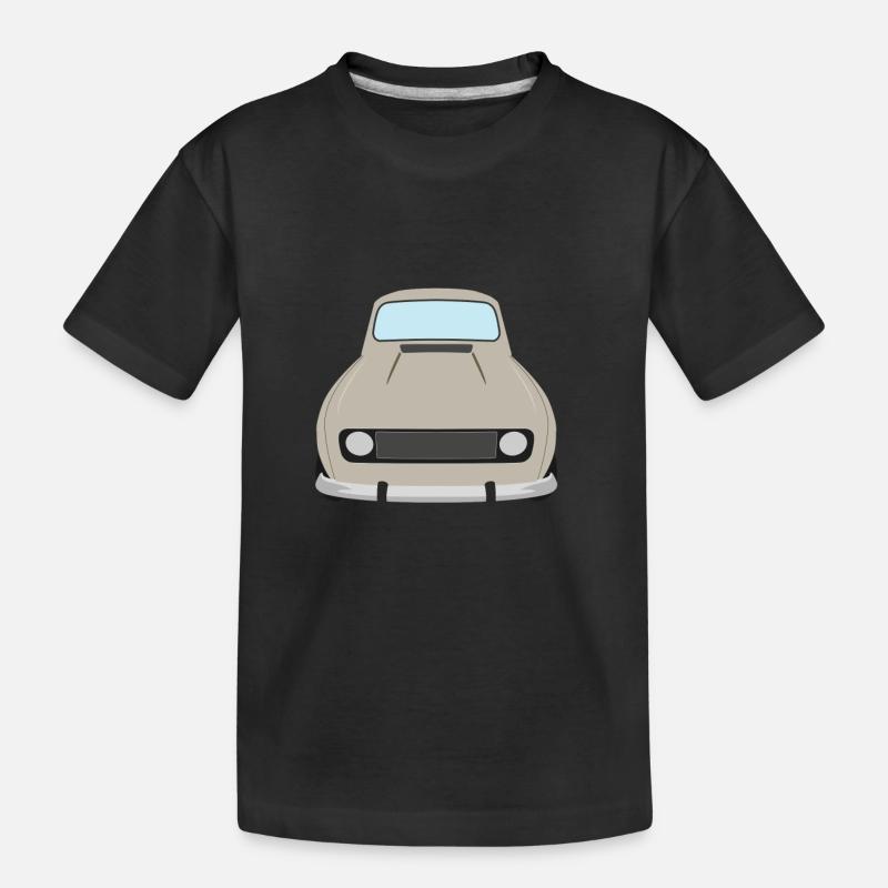 4L beige - T-shirt bio Premium Enfant - noir