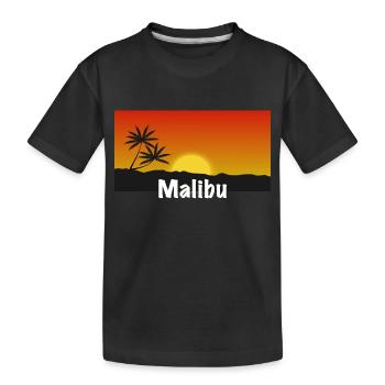 Malibu Shirt - T-shirt bio Premium Enfant - noir - Devant