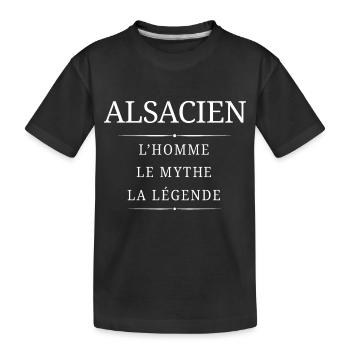 Alsacien Homme Mythe - T-shirt bio Premium Enfant - noir - Devant