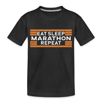 marathon - T-shirt bio Premium Enfant - noir - Devant