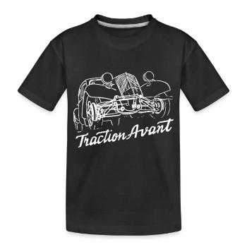 Traction Avant - T-shirt bio Premium Enfant - noir - Devant