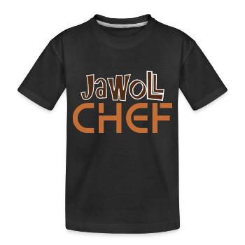 Jawoll Chef - Like a BOSS - Kinder Premium Bio T-Shirt - Schwarz - Vorne