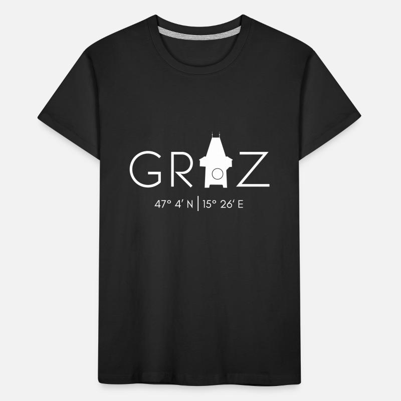 Graz - Clock Tower Kids' Premium Organic T-Shirt