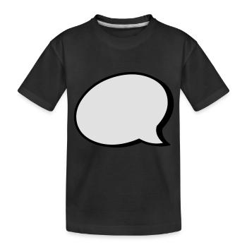 bulle - T-shirt bio Premium Enfant - noir - Devant
