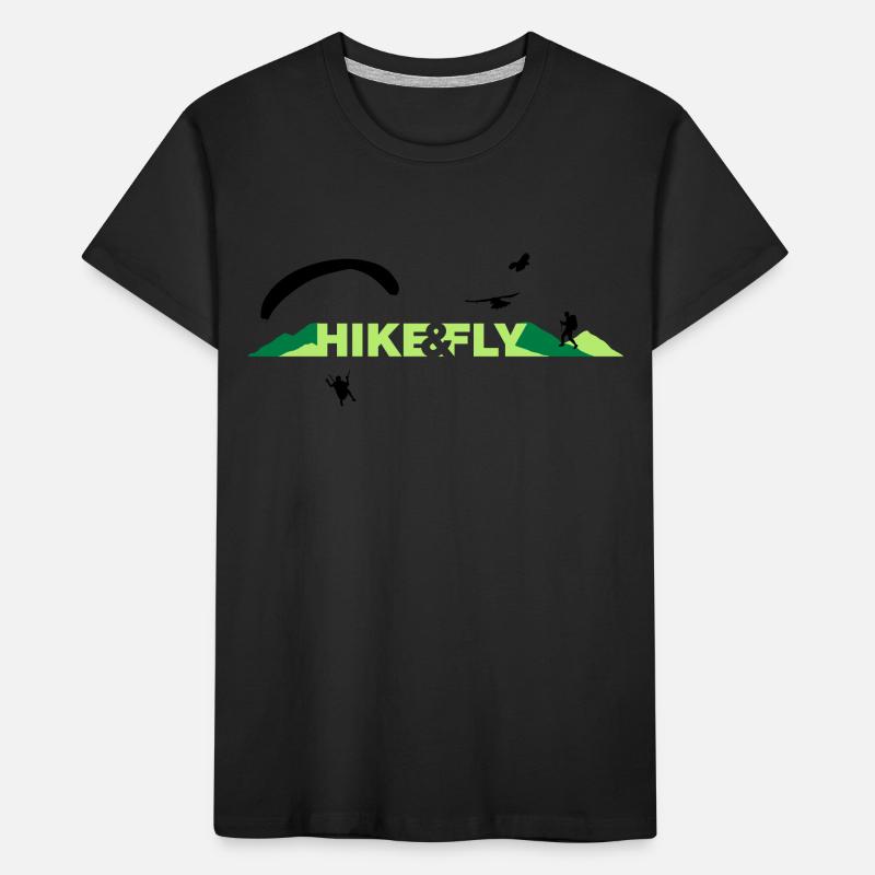 Hike Fly Kinder Premium Bio T-Shirt