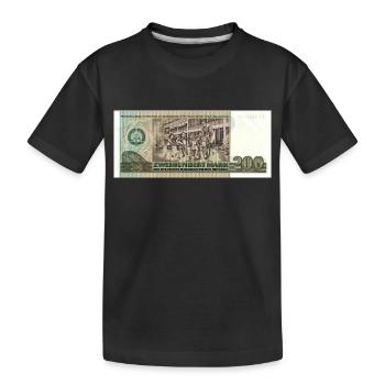 200 marks de la RDA - T-shirt bio Premium Enfant - noir - Devant