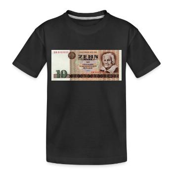 10 marks de la RDA - T-shirt bio Premium Enfant - noir - Devant