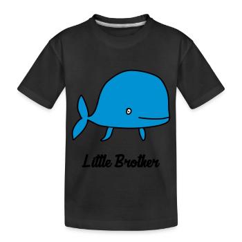 Frère Frangin Frere Naissance Bébé Frérot - T-shirt bio Premium Enfant - noir - Devant